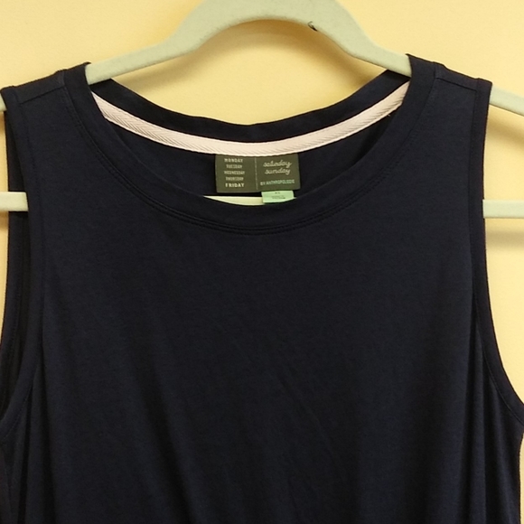 NWT Anthropologie Saturday Sunday Navy Dress - Picture 4 of 12